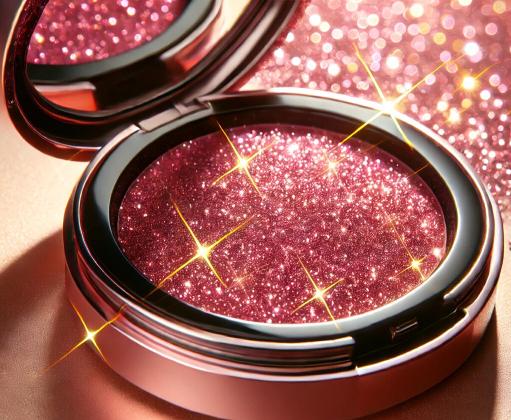 Pink Glitter Eyeshadow