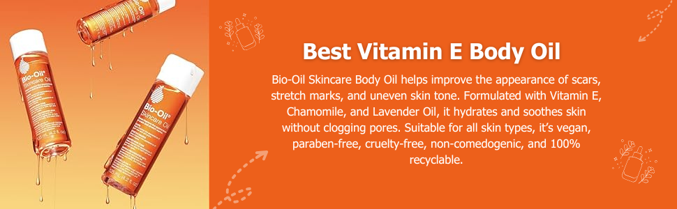 Vitamin E body oil