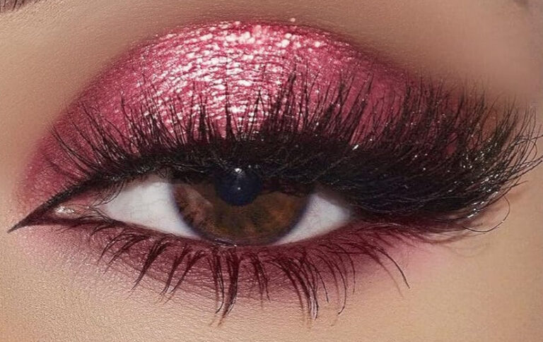Pink Glitter Eyeshadow